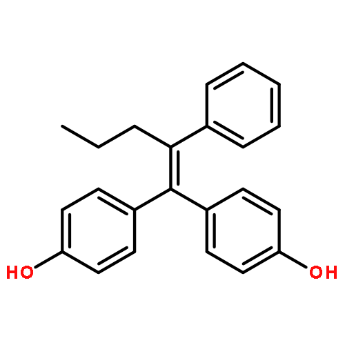 PHENOL, 4,4'-(2-PHENYL-1-PENTENYLIDENE)BIS-