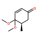 2-CYCLOHEXEN-1-ONE, 4,4-DIMETHOXY-5-METHYL-, (5R)-