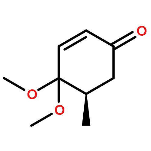 2-CYCLOHEXEN-1-ONE, 4,4-DIMETHOXY-5-METHYL-, (5R)-