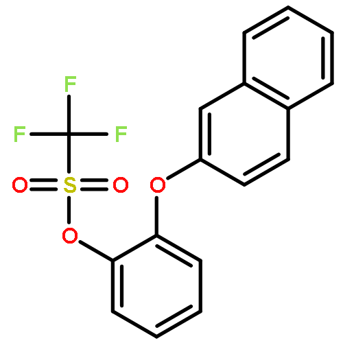 METHANESULFONIC ACID, TRIFLUORO-, 2-(2-NAPHTHALENYLOXY)PHENYL ESTER