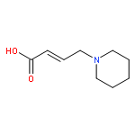 E)-4-piperidin-1-ylbut-2-enoic acid