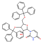 1-[3-hydroxy-4-trityloxy-5-(trityloxymethyl)oxolan-2-yl]pyrimidine-2,4-dione