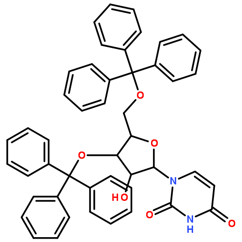 1-[3-hydroxy-4-trityloxy-5-(trityloxymethyl)oxolan-2-yl]pyrimidine-2,4-dione