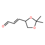 2-Propenal, 3-[(4S)-2,2-dimethyl-1,3-dioxolan-4-yl]-, (2E)-