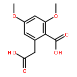 Benzeneacetic acid, 2-carboxy-3,5-dimethoxy-