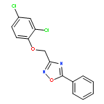 3-[(2,4-dichlorophenoxy)methyl]-5-phenyl-1,2,4-oxadiazole