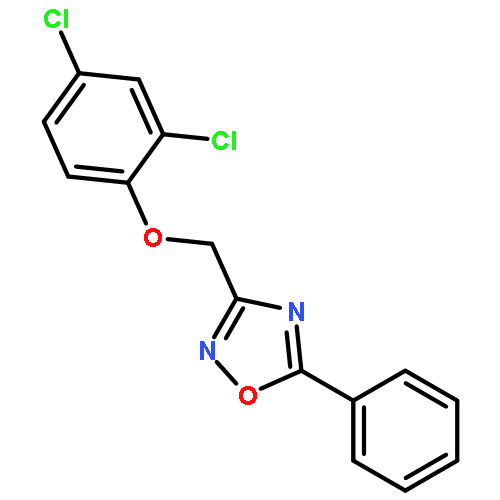 3-[(2,4-dichlorophenoxy)methyl]-5-phenyl-1,2,4-oxadiazole