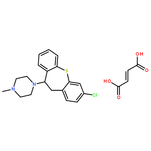 1-(3-chloro-10,11-dihydrodibenzo[b,f]thiepin-10-yl)-4-methylpiperazine (2Z)-but-2-enedioate