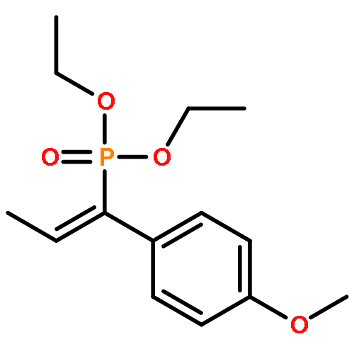 PHOSPHONIC ACID, [(1E)-1-(4-METHOXYPHENYL)-1-PROPENYL]-, DIETHYL ESTER