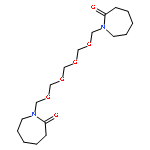 2H-AZEPIN-2-ONE, 1,1'-(2,4,6,8-TETRAOXANONANE-1,9-DIYL)BIS[HEXAHYDRO-