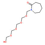 2H-Azepin-2-one, hexahydro-1-(9-hydroxy-2,4,6,8-tetraoxanon-1-yl)-