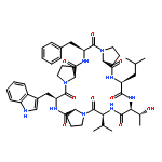 Cyclo(L-leucyl-L-threonyl-L-valyl-L-prolyl-L-tryptophyl-L-prolyl-L-phenylalany
l-L-prolyl)