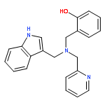 Phenol, 2-[[(1H-indol-3-ylmethyl)(2-pyridinylmethyl)amino]methyl]-