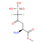 L-Norvaline, 5,5-difluoro-4-oxo-5-phosphono-, 1-methyl ester