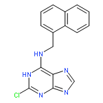 2-CHLORO-N-(NAPHTHALEN-1-YLMETHYL)-7H-PURIN-6-AMINE