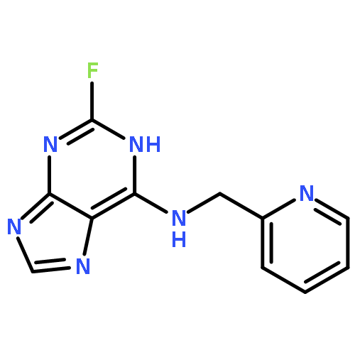 1H-Purin-6-amine, 2-fluoro-N-(2-pyridinylmethyl)-