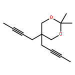 1,3-DIOXANE, 5,5-DI-2-BUTYNYL-2,2-DIMETHYL-