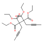 2,8-Decadiyne-5,5,6,6-tetracarboxylic acid, tetraethyl ester