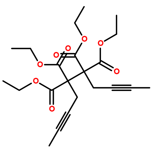 2,8-Decadiyne-5,5,6,6-tetracarboxylic acid, tetraethyl ester