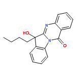 INDOLO[2,1-B]QUINAZOLIN-12(6H)-ONE, 6-BUTYL-6-HYDROXY-