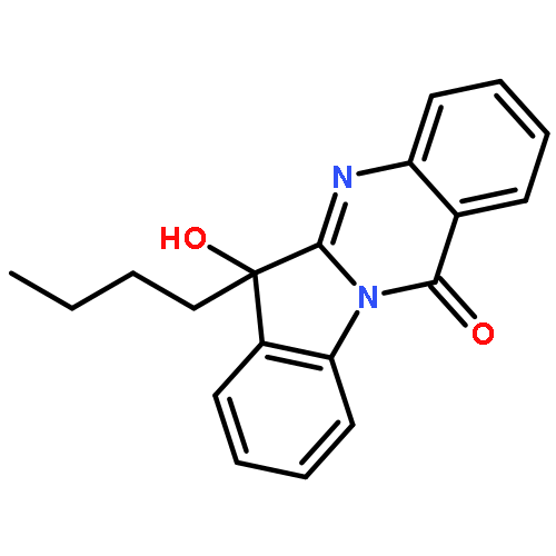 INDOLO[2,1-B]QUINAZOLIN-12(6H)-ONE, 6-BUTYL-6-HYDROXY-