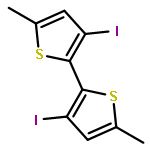 2,2'-Bithiophene, 3,3'-diiodo-5,5'-dimethyl-