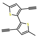 2,2'-Bithiophene, 3,3'-diethynyl-5,5'-dimethyl-