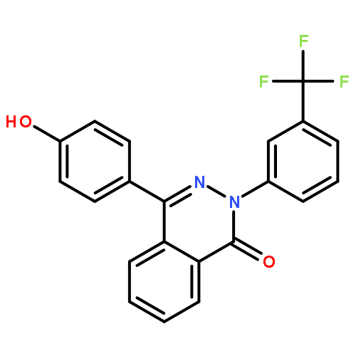 4-(4-Hydroxy-phenyl)-2-(3-trifluoromethyl-phenyl)-2H-phthalazin-1-one