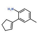 BENZENAMINE, 2-(1-CYCLOPENTEN-1-YL)-4-METHYL-