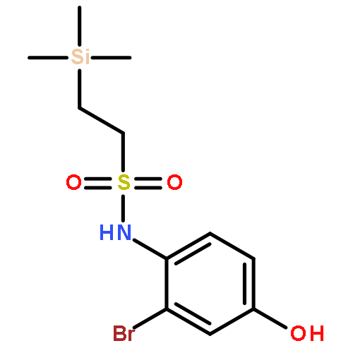 Ethanesulfonamide, N-(2-bromo-4-hydroxyphenyl)-2-(trimethylsilyl)-