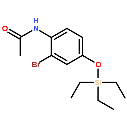 ACETAMIDE, N-[2-BROMO-4-[(TRIETHYLSILYL)OXY]PHENYL]-