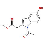 1H-INDOLE-2-ACETIC ACID, 1-ACETYL-5-HYDROXY-, METHYL ESTER