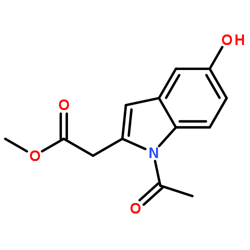 1H-INDOLE-2-ACETIC ACID, 1-ACETYL-5-HYDROXY-, METHYL ESTER