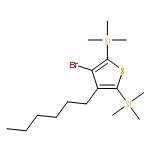 Silane, (3-bromo-4-hexyl-2,5-thiophenediyl)bis[trimethyl-