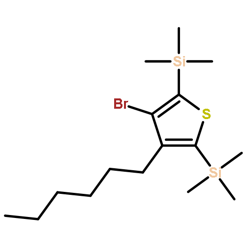 Silane, (3-bromo-4-hexyl-2,5-thiophenediyl)bis[trimethyl-