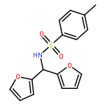 N-[BIS(FURAN-2-YL)METHYL]-4-METHYLBENZENESULFONAMIDE