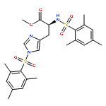 L-HISTIDINE, N,1-BIS[(2,4,6-TRIMETHYLPHENYL)SULFONYL]-, METHYL ESTER