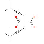 DIMETHYL 2,2-BIS(4-METHYLPENT-2-YNYL)PROPANEDIOATE