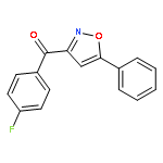 METHANONE, (4-FLUOROPHENYL)(5-PHENYL-3-ISOXAZOLYL)-