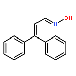 2-Propenal, 3,3-diphenyl-, oxime, (1E)-