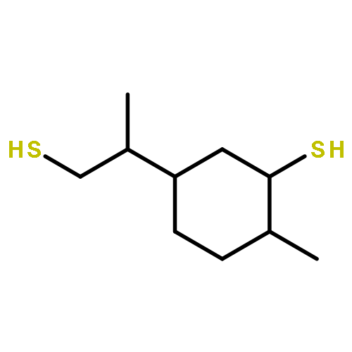 2-methyl-5-(1-sulfanylpropan-2-yl)cyclohexane-1-thiol