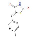 (5Z)-5-(4-METHYLBENZYLIDENE)-1,3-THIAZOLIDINE-2,4-DIONE