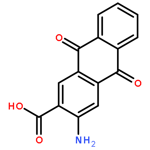 3-amino-9,10-dioxo-anthracene-2-carboxylic acid