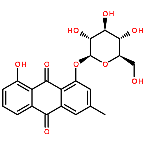 Chrysophanol 1-O-beta-D-glucopyranoside