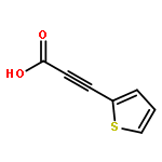 3-(thiophen-2-yl)prop-2-ynoic acid