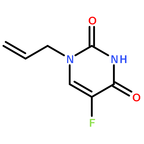 2,4(1H,3H)-Pyrimidinedione, 5-fluoro-1-(2-propen-1-yl)-