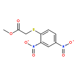 Acetic acid, [(2,4-dinitrophenyl)thio]-, methyl ester