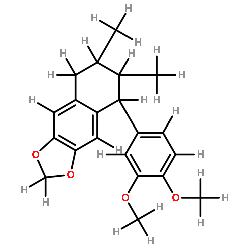 (5S)-5r-(3,4-Dimethoxy-phenyl)-6t,7c-dimethyl-5,6,7,8-tetrahydro-naphtho[2,3-d][1,3]dioxol