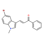 2-PROPEN-1-ONE, 3-(5-BROMO-1-METHYL-1H-INDOL-3-YL)-1-PHENYL-