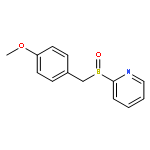 Pyridine, 2-[[(4-methoxyphenyl)methyl]sulfinyl]-